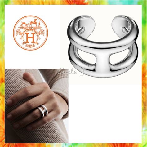 Silver Hermès Rings for Women .